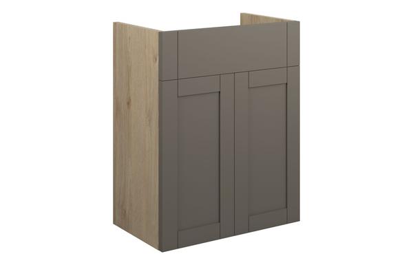 Abbi 500mm Standard Basin Unit - Matt Stone (Oak Cab)