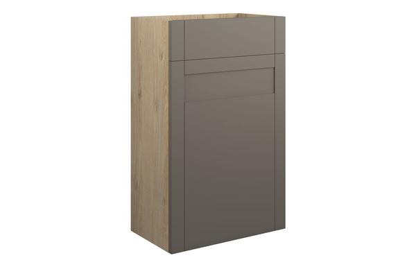 Abbi 500mm Standard WC Unit - Matt Stone (Oak Cab)