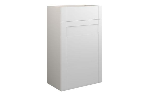 Abbi 500mm Standard WC Unit - Matt White (Grey Cab)