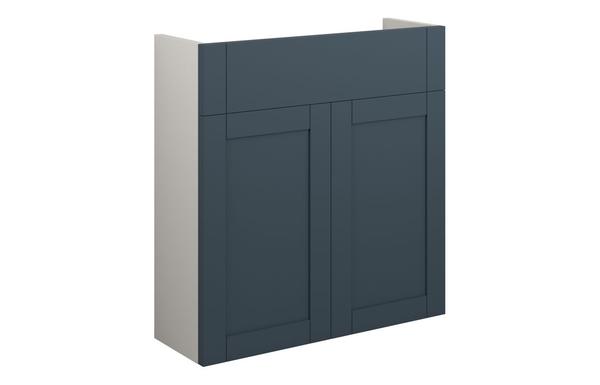 Abbi 600mm Slim Basin Unit - Matt Arley Blue (Grey Cab)