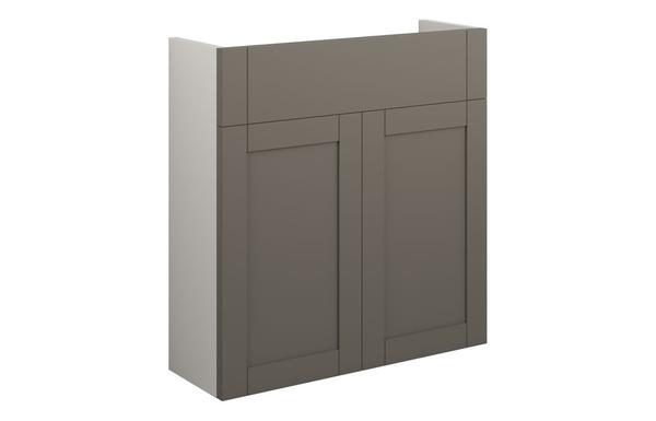 Abbi 600mm Slim Basin Unit - Matt Stone (Grey Cab)