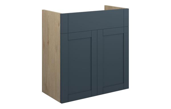Abbi 600mm Standard Basin Unit - Matt Arley Blue (Oak Cab)