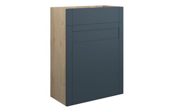 Abbi 600mm Standard WC Unit - Matt Arley Blue (Oak Cab)