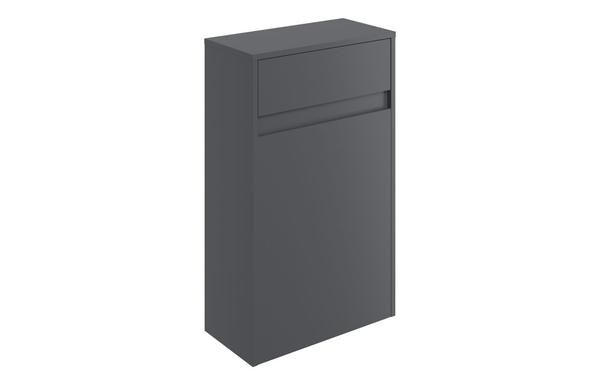 Carina 500mm Floor Standing WC Unit - Matt Graphite Grey