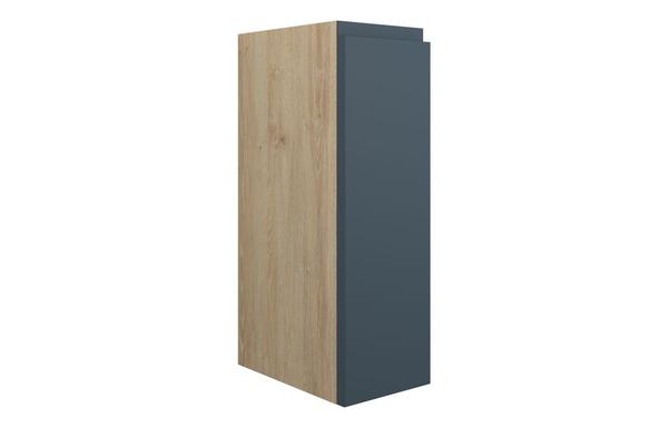 Clarence 200mm Standard Toilet Roll Unit - Matt Arley Blue (Oak Cab)