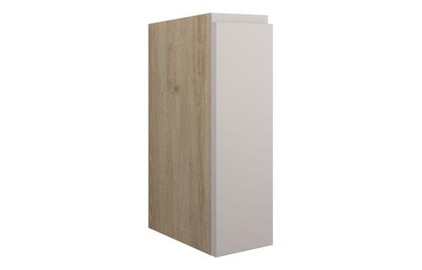 Clarence 200mm Standard Toilet Roll Unit - Matt Dove Grey (Oak Cab)