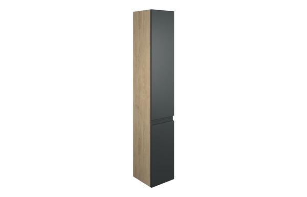 Clarence 300mm Tall Unit - Matt Graphite Grey (Oak Cab)