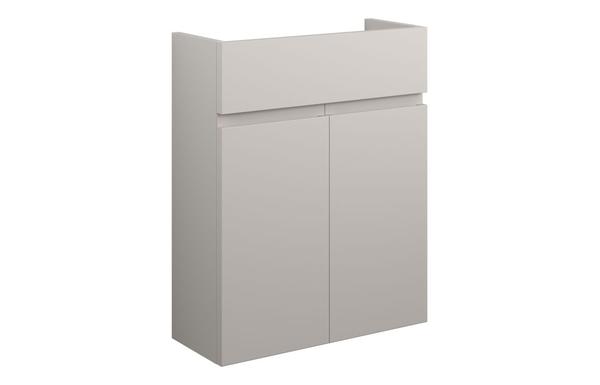 Clarence 500mm Slim Basin Unit - Matt Dove Grey (Grey Cab)
