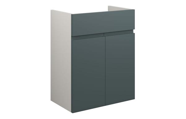 Clarence 500mm Standard Basin Unit - Matt Green Camo (Grey Cab)