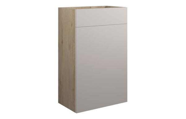 Clarence 500mm Standard WC Unit - Matt Dove Grey (Oak Cab)