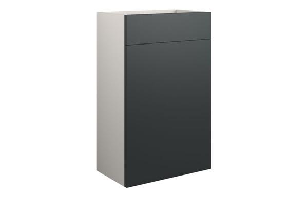 Clarence 500mm Standard WC Unit - Matt Graphite Grey (Grey Cab)