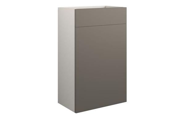 Clarence 500mm Standard WC Unit - Matt Stone (Grey Cab)