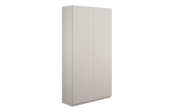 Clarence 600mm Slim 2 Door Storage Unit - Matt Dove Grey (Grey Cab)