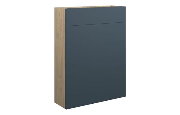 Clarence 600mm Slim WC Unit - Matt Arley Blue (Oak Cab)