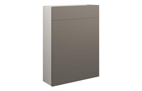 Clarence 600mm Slim WC Unit - Matt Stone (Grey Cab)