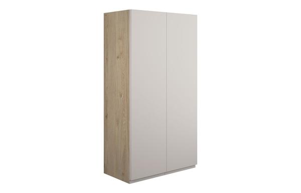 Clarence 600mm Standard 2 Door Storage Unit - Matt Dove Grey (Oak Cab)