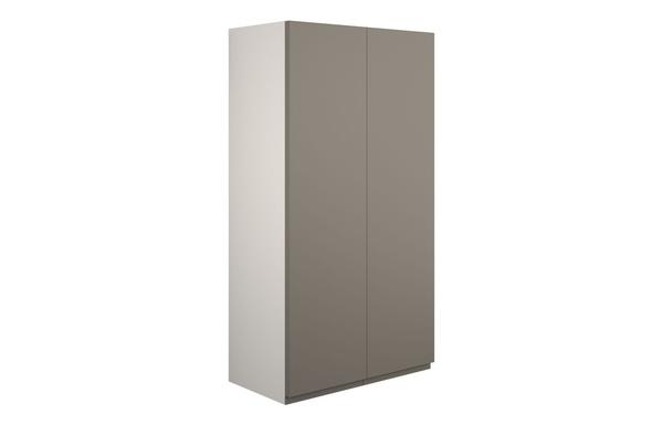 Clarence 600mm Standard 2 Door Storage Unit - Matt Stone (Grey Cab)