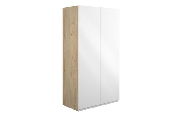 Clarence 600mm Standard 2 Door Storage Unit - White Gloss (Oak Cab)