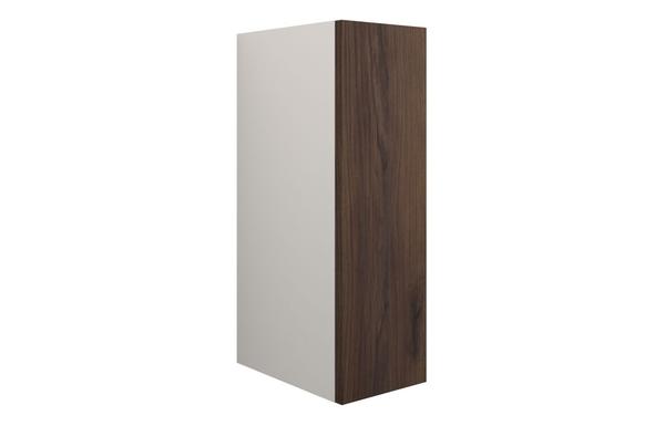 Eden 200mm Standard Toilet Roll Unit - Warm Walnut (Grey Cab)