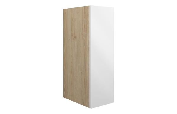 Eden 200mm Standard Toilet Roll Unit - White Gloss (Oak Cab)