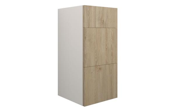 Eden 300mm Standard 3 Drawer Unit - Havana Oak (Grey Cab)