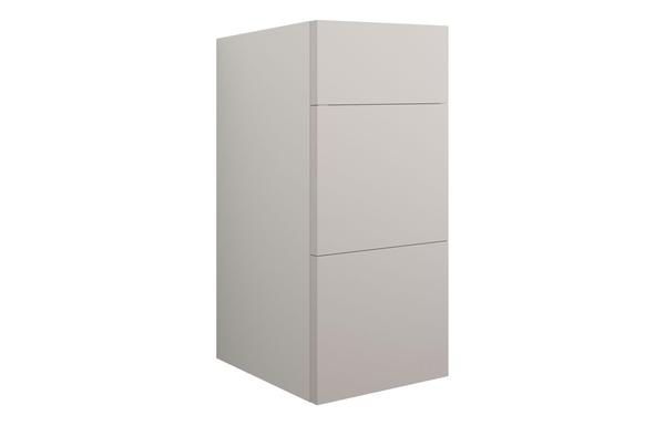 Eden 300mm Standard 3 Drawer Unit - Matt Dove Grey (Grey Cab)