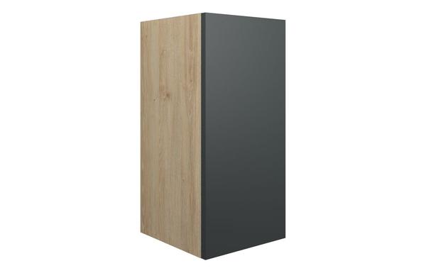 Eden 300mm Standard Base Unit - Matt Graphite Grey (Oak Cab)