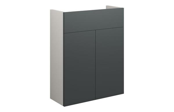 Eden 500mm Slim Basin Unit - Matt Graphite Grey (Grey Cab)