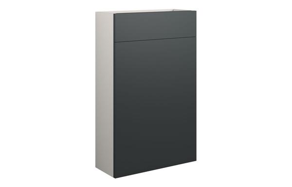 Eden 500mm Slim WC Unit - Matt Graphite Grey (Grey Cab)