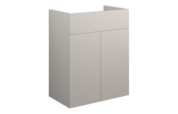 Eden 500mm Standard Basin Unit - Matt Dove Grey (Grey Cab)