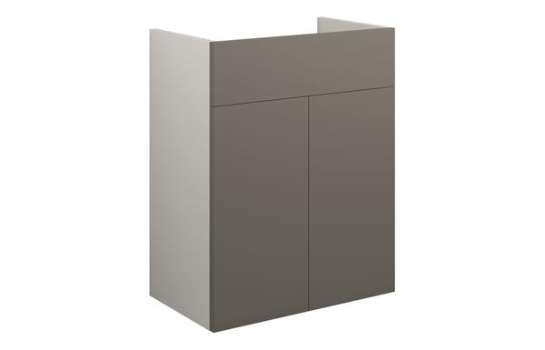 Eden 500mm Standard Basin Unit - Matt Stone (Grey Cab)