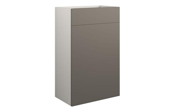 Eden 500mm Standard WC Unit - Matt Stone (Grey Cab)