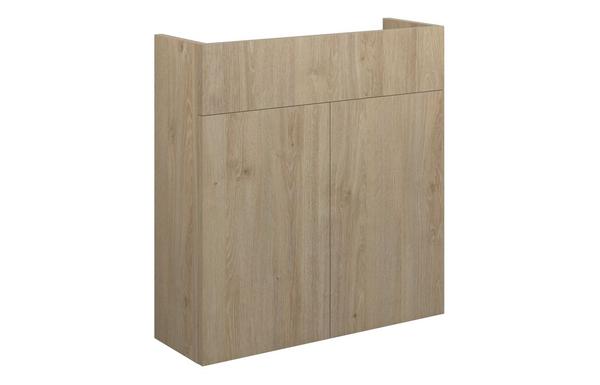 Eden 600mm Slim Basin Unit - Havana Oak (Oak Cab)