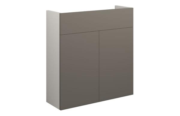 Eden 600mm Slim Basin Unit - Matt Stone (Grey Cab)
