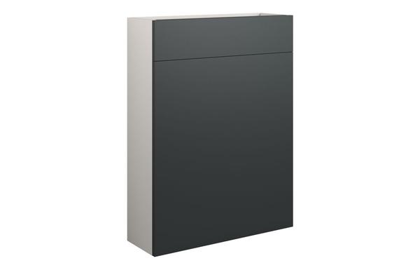 Eden 600mm Slim WC Unit - Matt Graphite Grey (Grey Cab)
