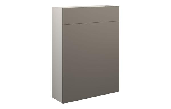Eden 600mm Slim WC Unit - Matt Stone (Grey Cab)