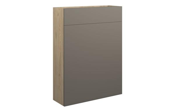 Eden 600mm Slim WC Unit - Matt Stone (Oak Cab)