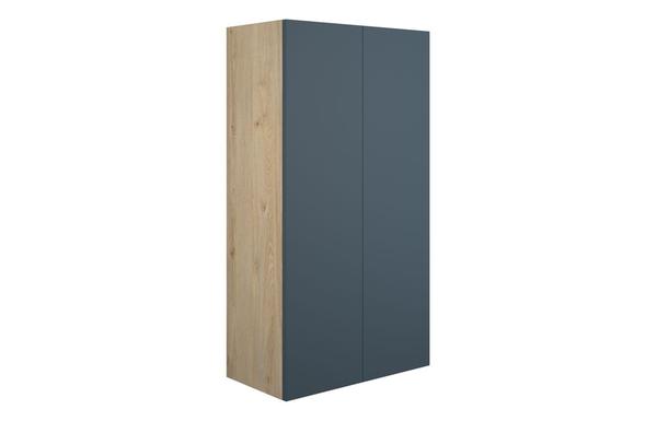 Eden 600mm Standard 2 Door Storage Unit - Matt Arley Blue (Oak Cab)