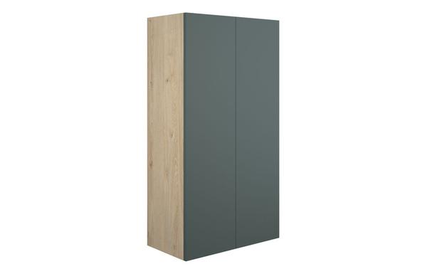 Eden 600mm Standard 2 Door Storage Unit - Matt Green (Oak Cab)