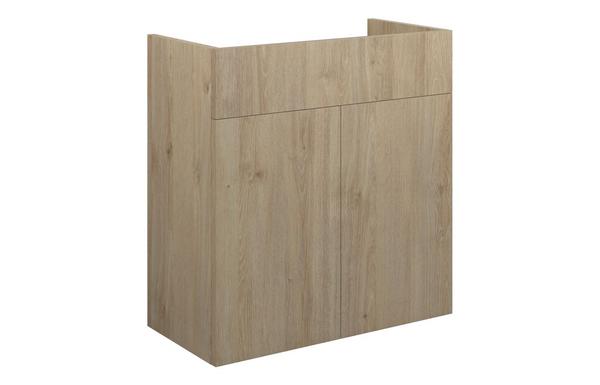 Eden 600mm Standard Basin Unit - Havana Oak (Oak Cab)