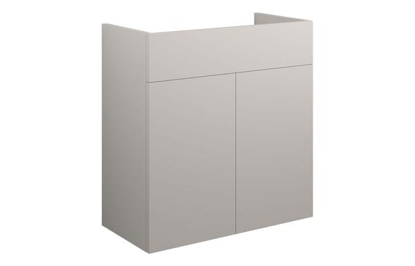 Eden 600mm Standard Basin Unit - Matt Dove Grey (Grey Cab)