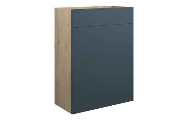 Eden 600mm Standard WC Unit - Matt Arley Blue (Oak Cab)