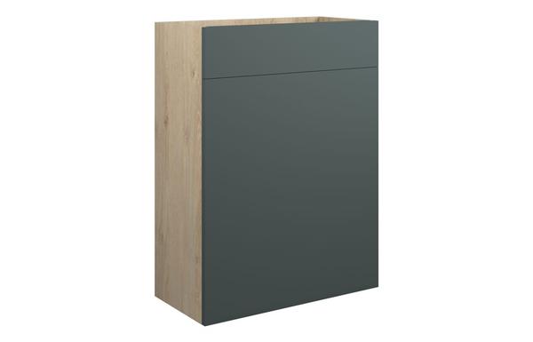Eden 600mm Standard WC Unit - Matt Green (Oak Cab)