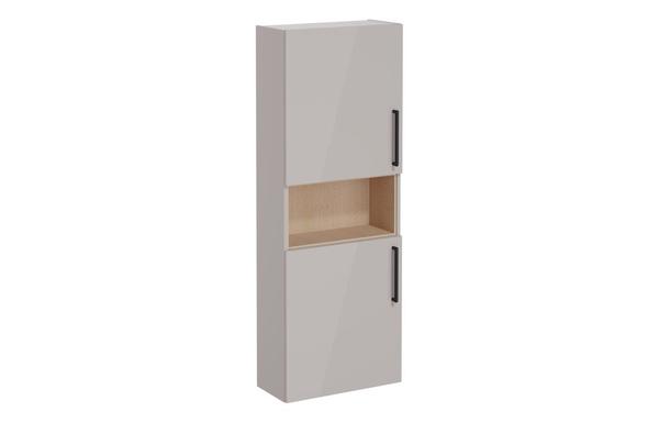 VitrA Root Flat 55cm 2 Door Semi-Tall Unit (LH Hinge) - Bright Sahara Beige