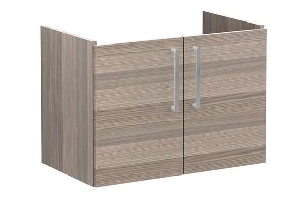 VitrA Root Flat 80cm 2 Door Wall Hung Washbasin Unit - Cordoba