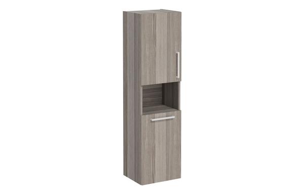 VitrA Root Flat 40cm 2 Door Semi-Tall Unit w/Laundry Basket (LH Hinge) - Cordoba