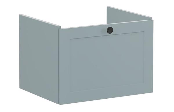 VitrA Root Classic 60cm 1 Drawer Washbasin Unit - Matt Fjord Green