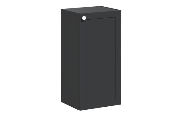 VitrA Root Classic 40cm 1 Door Lower/Base Unit (RH Hinge) - Matt Graphite