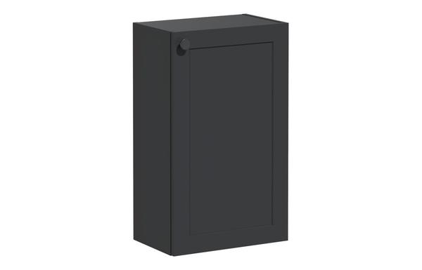 VitrA Root Classic 40cm 1 Door Slim Lower/Base Unit (RH Hinge) - Matt Graphite