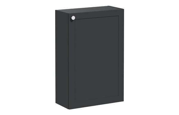 VitrA Root Classic 55cm 1 Door Slim Lower/Base Unit (RH Hinge) - Matt Graphite